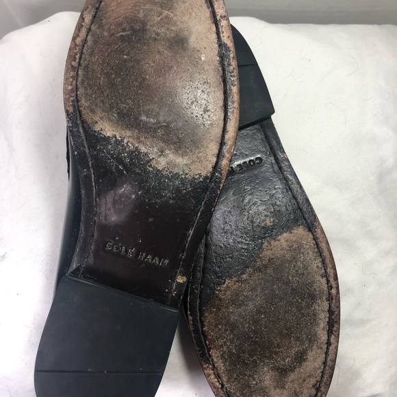 Mens Cole Haan Shoe Size 10 D Black Leather Loafer - Picture 5 of 5